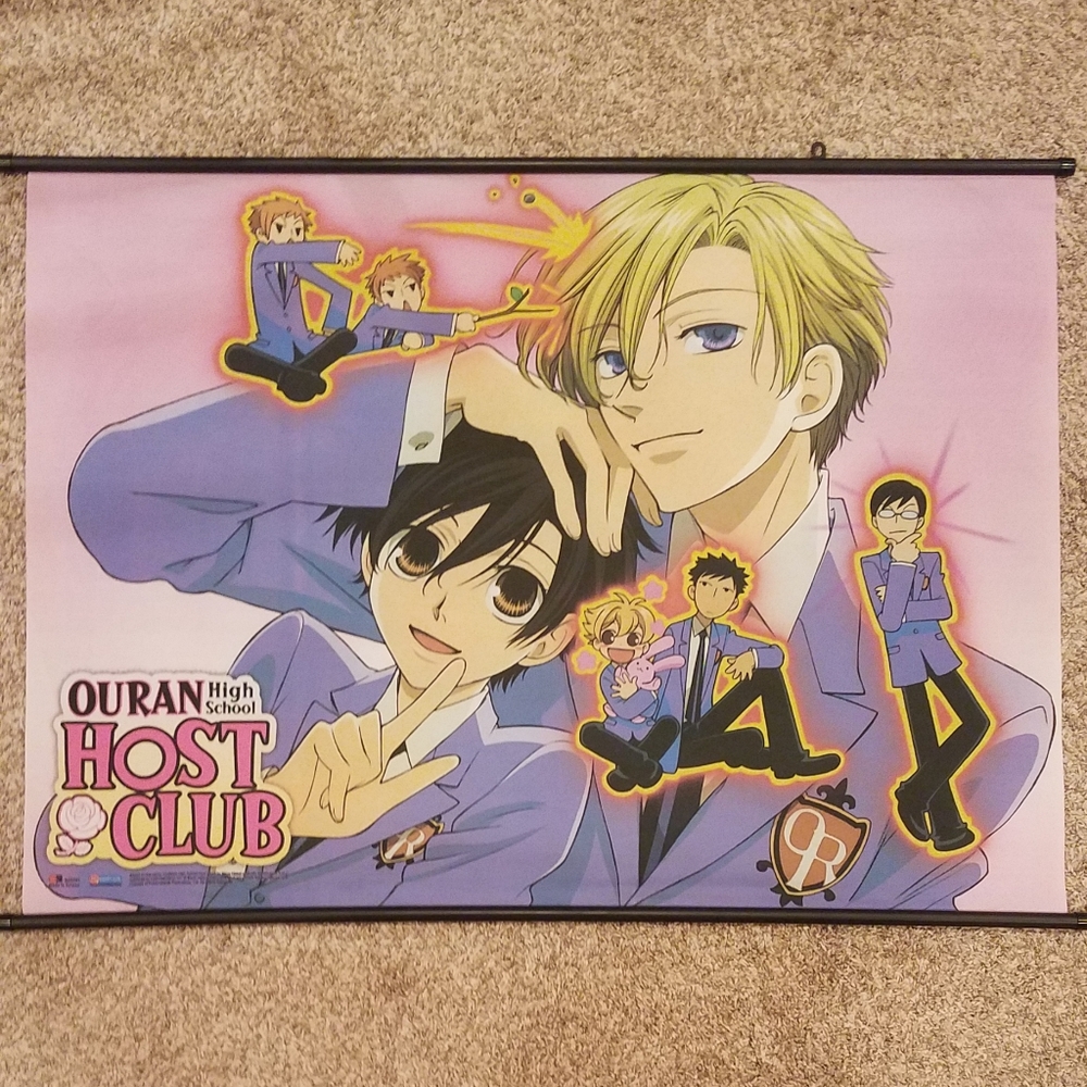 Ouran High School Host Club Anime Wall Scroll